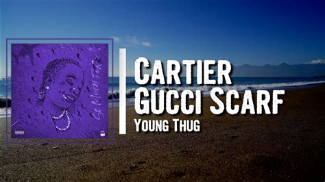 cartier gucci scarf mr krabs|Cartier Gucci young thug lyrics.